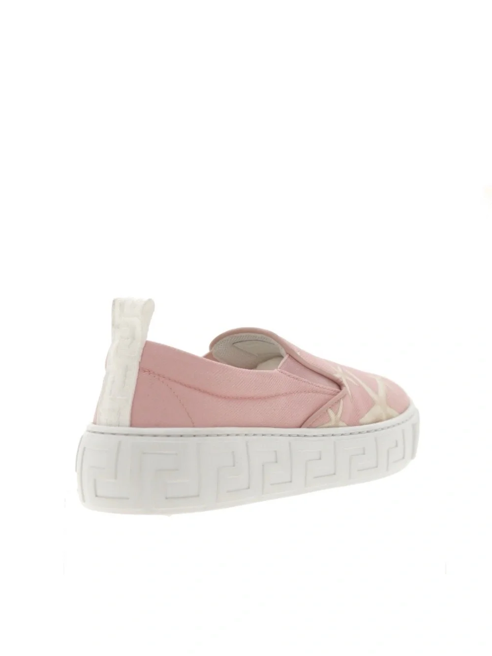 Versace Medusa Girl Sneakers Starfish Printed Canvas Size 32 / 13.5 US New